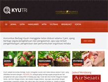 Tablet Screenshot of kyutri.com